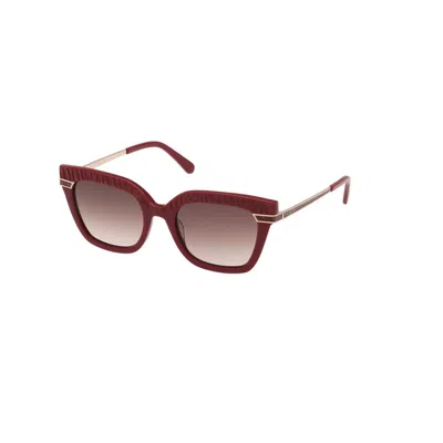 Guess Red Metal Sunglasses In Black