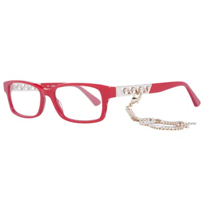 Guess Red Women Optical Frames In Pink
