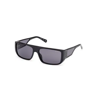 Guess Resin Sunglasses In Black