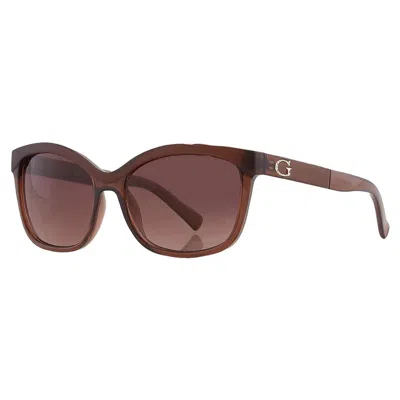 Guess Resin Women's Sunglasses In Brown