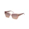 Guess Brown Resin Sunglasses In Brown
