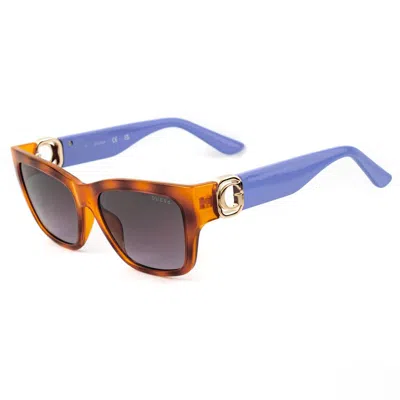 Guess Brown Resin Sunglasses In Multi