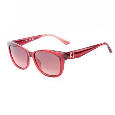 Guess Multicolor Resin Sunglasses In Red