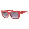 Guess Red Resin Sunglasses In Red