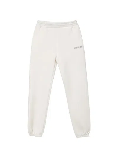 Guess Kids' Rhinestone Track Pants In White
