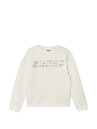 Guess Rhinestone-embellished Top In White