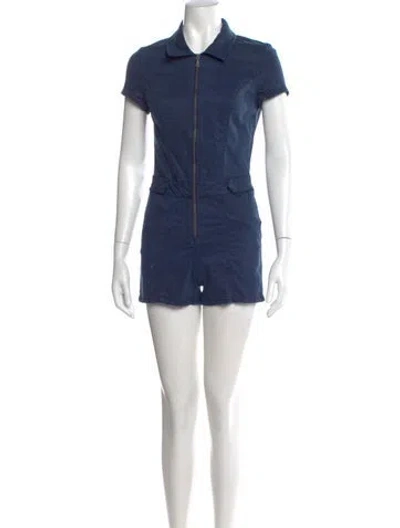 Pre-owned Guess Romper In Blue