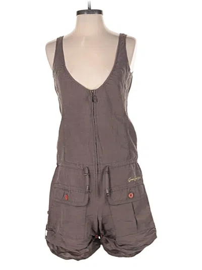 Pre-owned Guess Romper In Gray