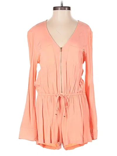 Pre-owned Guess Romper In Orange