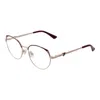 Guess Rose Gold Metal Glasses Women's (frames) In Gold
