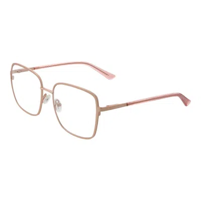 Guess Rose Gold Metal Glasses Women's (frames) In Gold