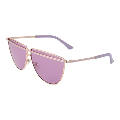 Guess Rose Gold Women Sunglasses In Multi
