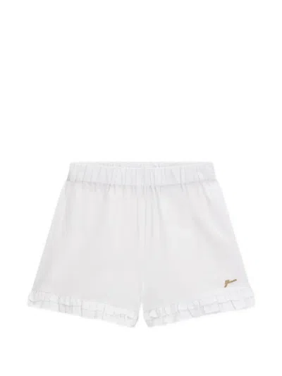 Guess Kids' Ruffled Shorts In White