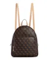 Guess Rylan Backpack, Created For Macy's In Brown,gold