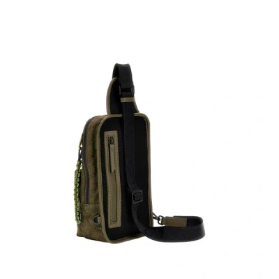 Guess Sac À Bandoulière À Logo En Coton In Brown