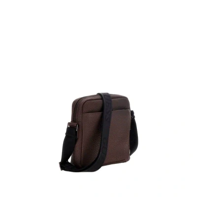 Guess Sac Bandoulière À Logo In Brown