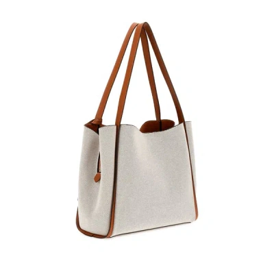 Guess Sac Porté Épaule Nicolette En Coton Mélangé In Multi
