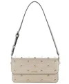 Guess Sadie Flap Small Shoulder Bag In Neutral
