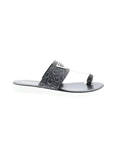 Pre-owned Guess Sandals In Gray