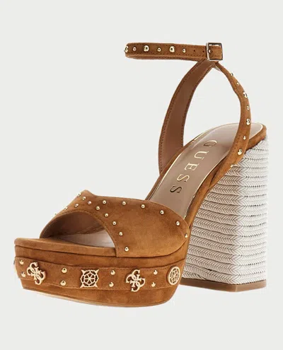 Guess Sandals In Brown