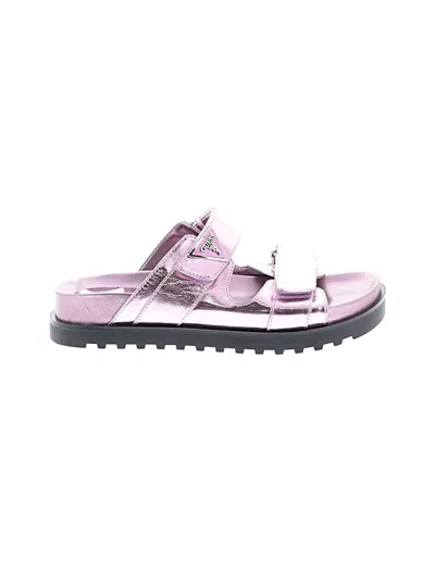 Pre-owned Guess Sandals In Purple