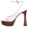 Guess Sandals White In Bianco Neutri