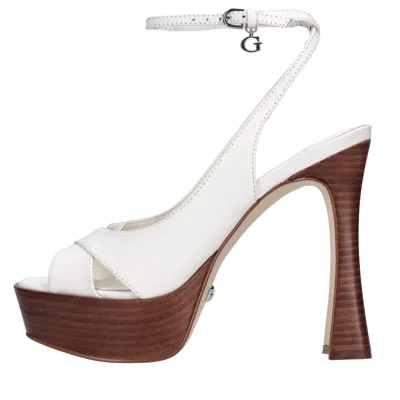 Guess Sandals White In Bianco Neutri