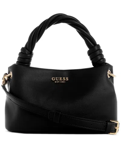 Guess Sansa Small Top Handle Crossbody In Black