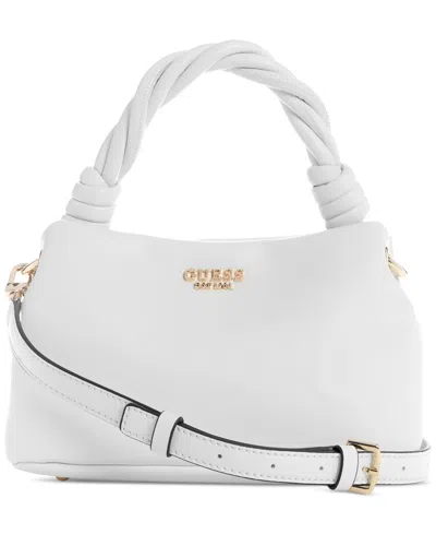 Guess Sansa Small Top Handle Crossbody In White