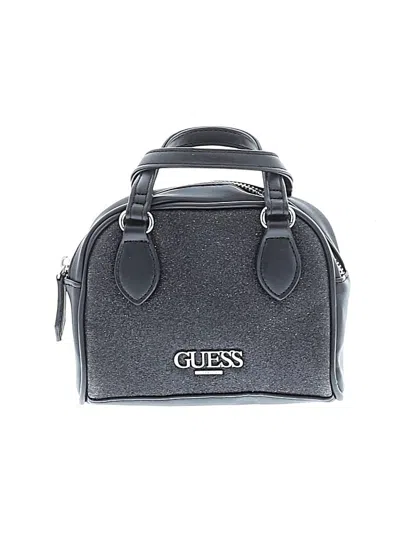 Pre-owned Guess Satchel In Black