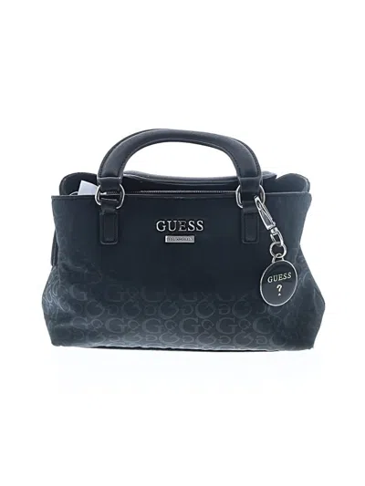 Pre-owned Guess Satchel In Black