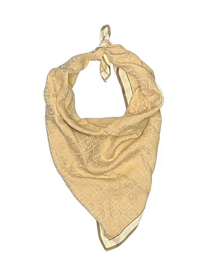 Pre-owned Guess Scarf In Gold