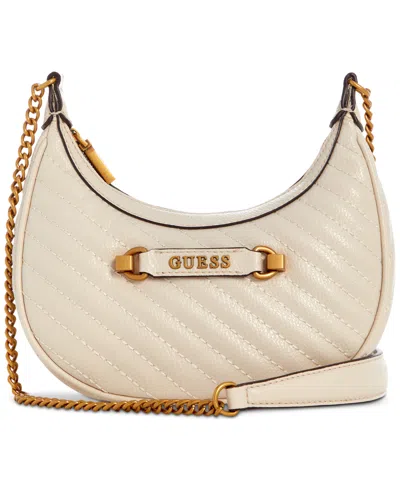 Guess Sela Mini Crossbody In Bone ModeSens