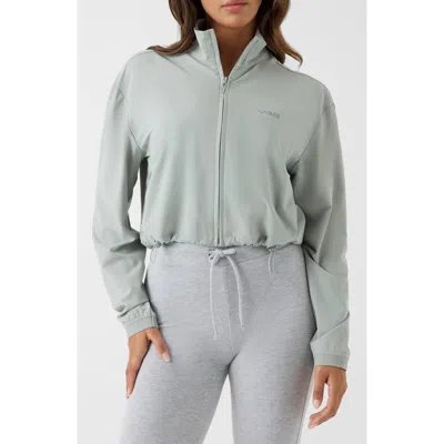 Guess Selene Zip Front Jacket In Green