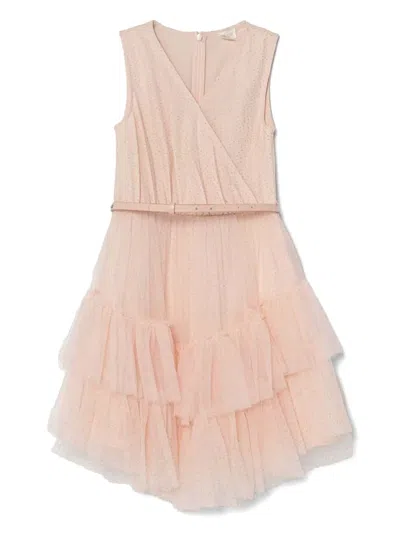 Guess Kids' Sequin-embellished Dress In Pink