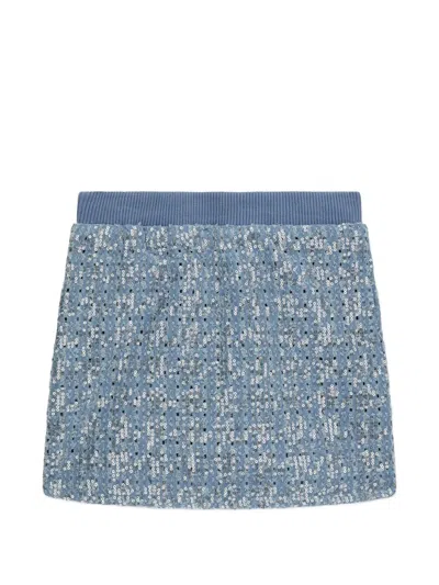 Guess Sequin-embellished Skirt In Multi