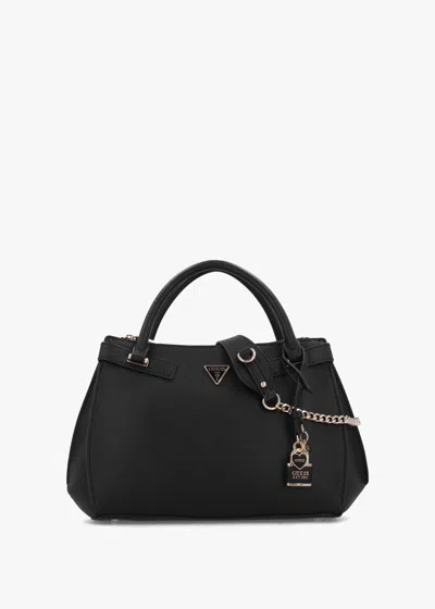 Guess Serenova Girlfriend Black Satchel Bag