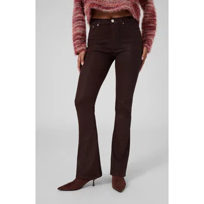 Guess Sexy Mid Rise Flare Jeans In Brown