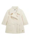 Guess Girls Sherpa Padded Coat In Neutral