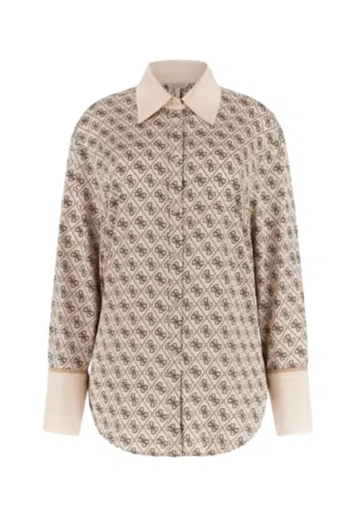 Guess Shirt Alexandra In Beige
