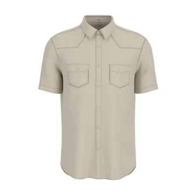Guess Shirt Western Man Beige In Other