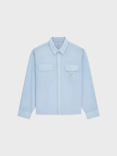 Guess Shirt With Patch Man Blue In Other