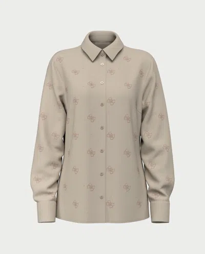 Guess Shirts In Gold