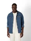 Guess Cotton Denim Shirt In Multi