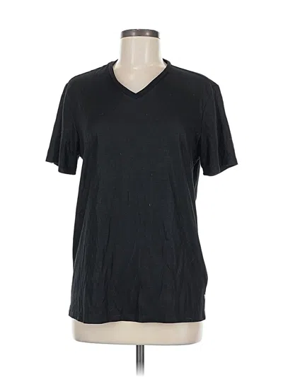Pre-owned Guess Short Sleeve T-shirt In Black