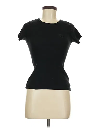 Pre-owned Guess Short Sleeve T-shirt In Black