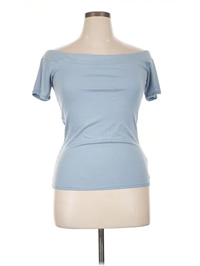 Pre-owned Guess Short Sleeve T-shirt In Blue