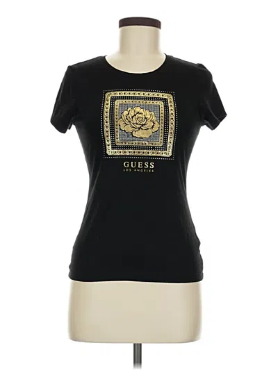 Pre-owned Guess Short Sleeve T-shirt In Gold