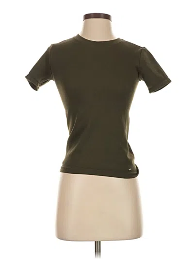 Pre-owned Guess Short Sleeve T-shirt In Green