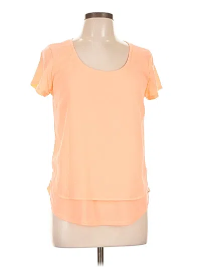 Pre-owned Guess Short Sleeve T-shirt In Orange